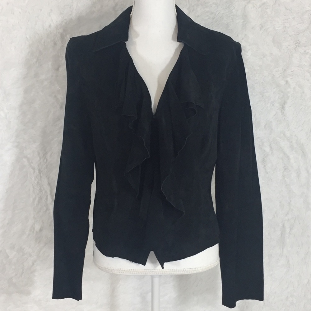 100% Leather Black Jacket